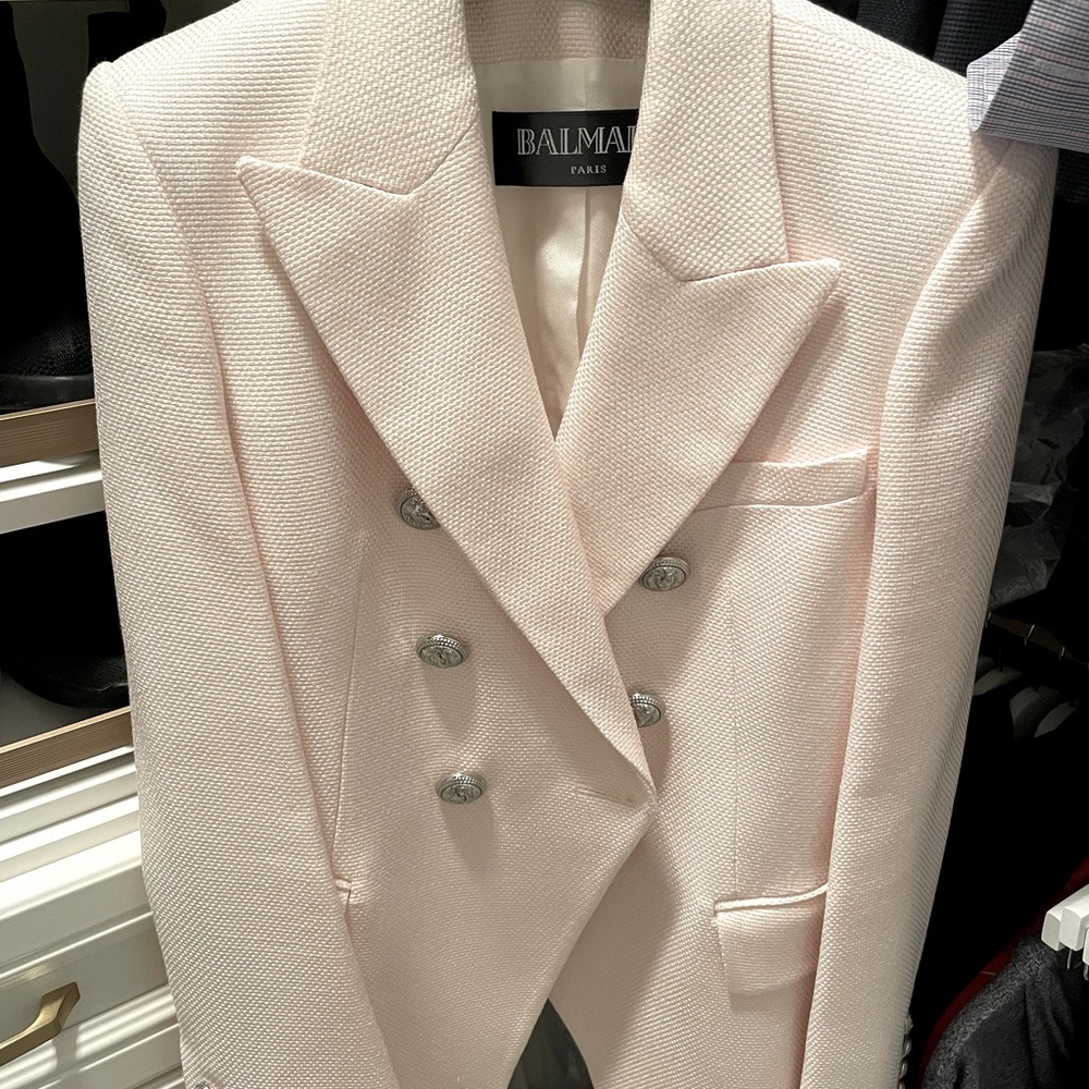 Balmain blazer -soft pink